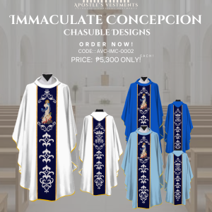 CHASUBLE DESIGN IMMACULATE CONCEPTION 2025 EDITION (AVC-IMC-0002)