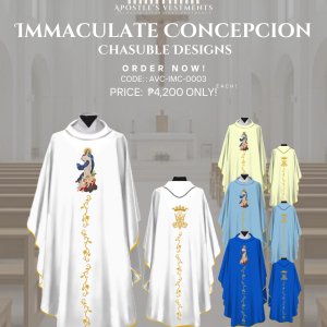 CHASUBLE DESIGN IMMACULATE CONCEPTION 2025 EDITION (AVC-IMC-0003)