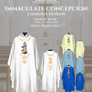 CHASUBLE DESIGN IMMACULATE CONCEPTION 2025 EDITION (AVC-IMC-0004)
