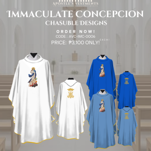 CHASUBLE DESIGN IMMACULATE CONCEPTION 2025 EDITION (AVC-IMC-0006)