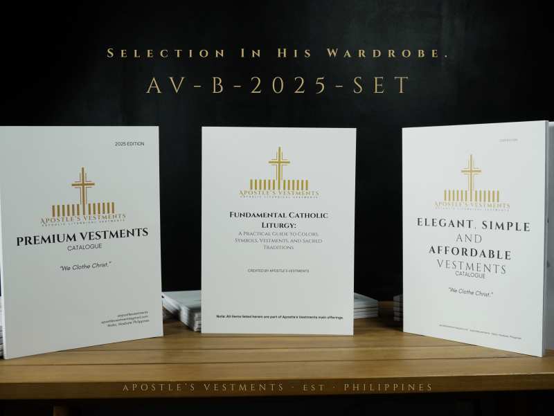 APOSTLE'S VESTMENTS BOOKS AND CATALOGUES