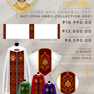 STO. NIÑO DE CEBU COPE AND HUMERAL VIEL (AVT-CPHV-SNDC-COLLECTION-0001)