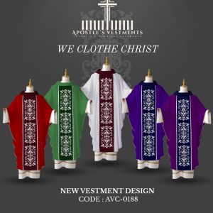 EMBROIDERED CHASUBLE (AVC-0188)