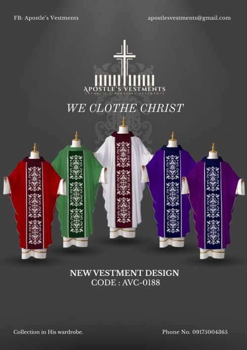 EMBROIDERED CHASUBLE (AVC-0188)
