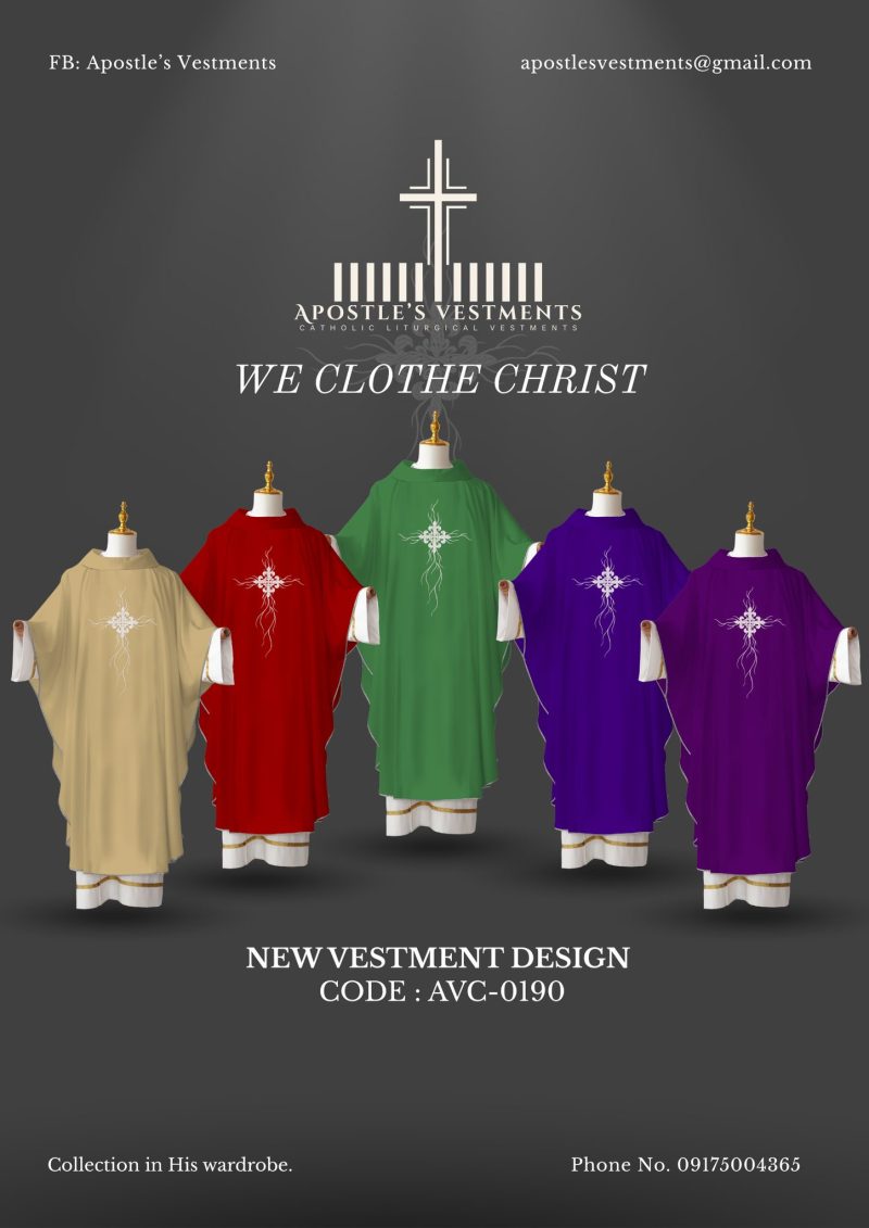 EMBROIDERED CHASUBLE (AVC-0190)