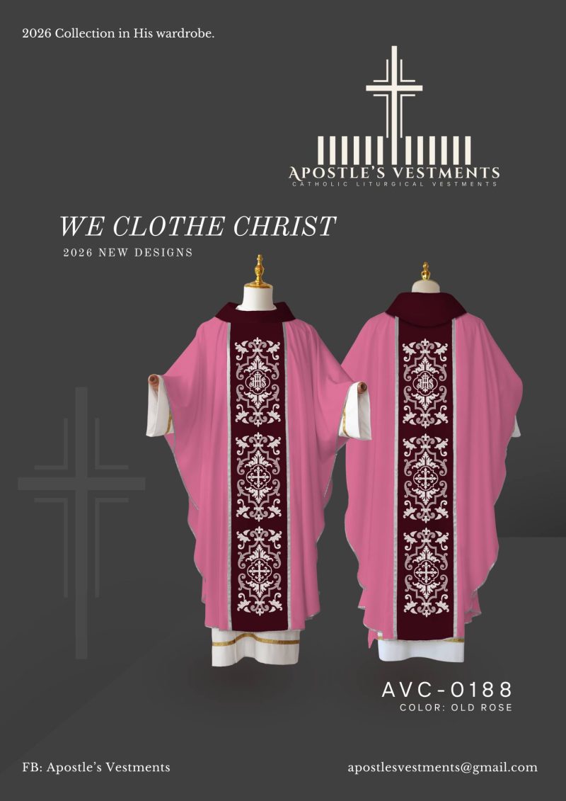 EMBROIDERED CHASUBLE (AVC-0188)