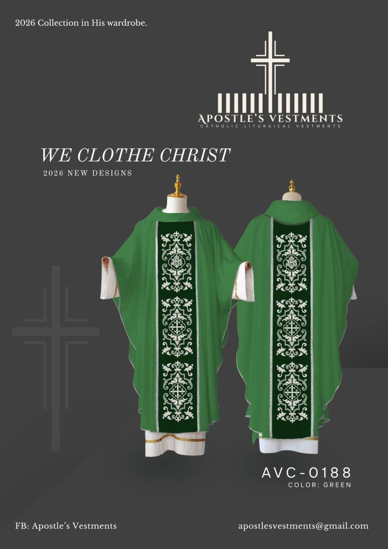 EMBROIDERED CHASUBLE (AVC-0188)