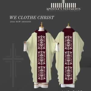 EMBROIDERED CHASUBLE (AVC-0188)