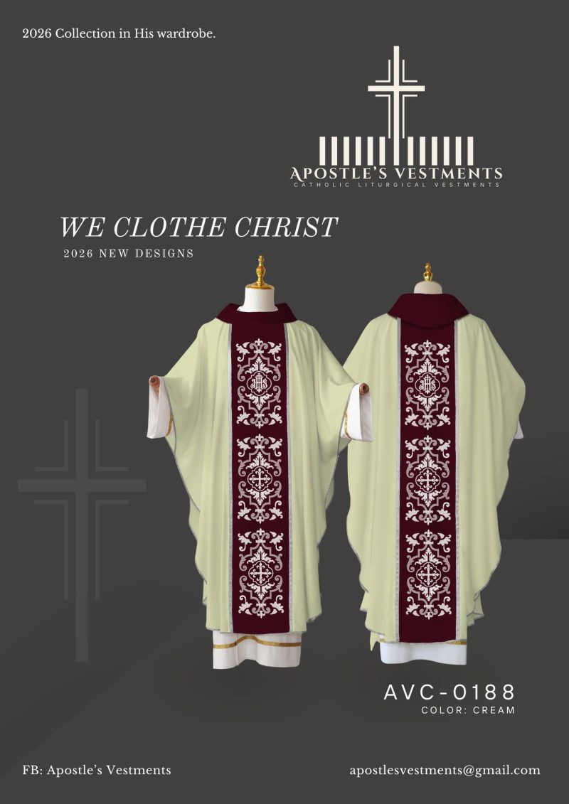 EMBROIDERED CHASUBLE (AVC-0188)