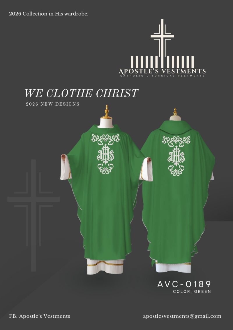 EMBROIDERED CHASUBLE (AVC-0189)