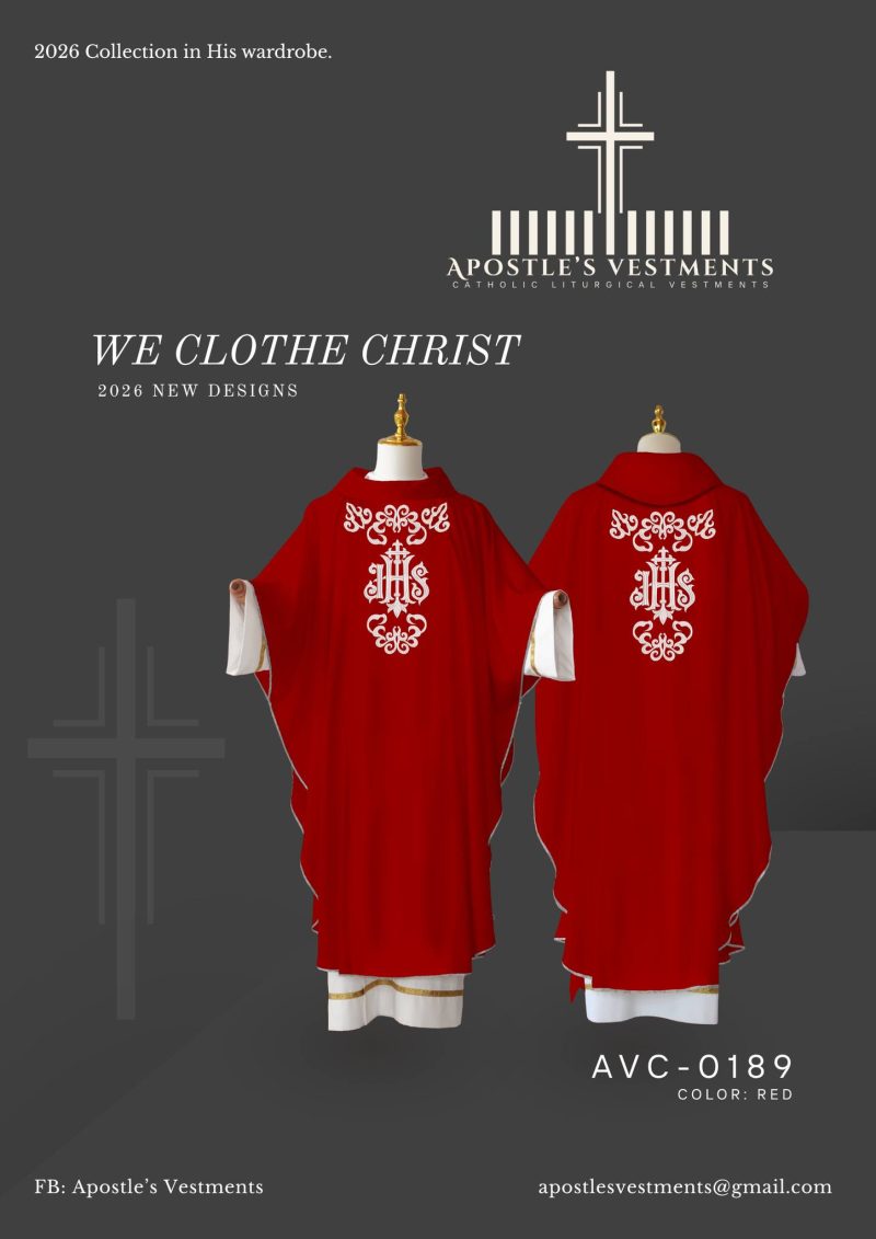 EMBROIDERED CHASUBLE (AVC-0189)