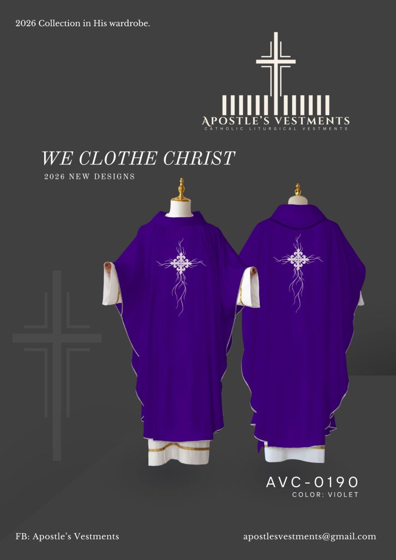 EMBROIDERED CHASUBLE (AVC-0190)