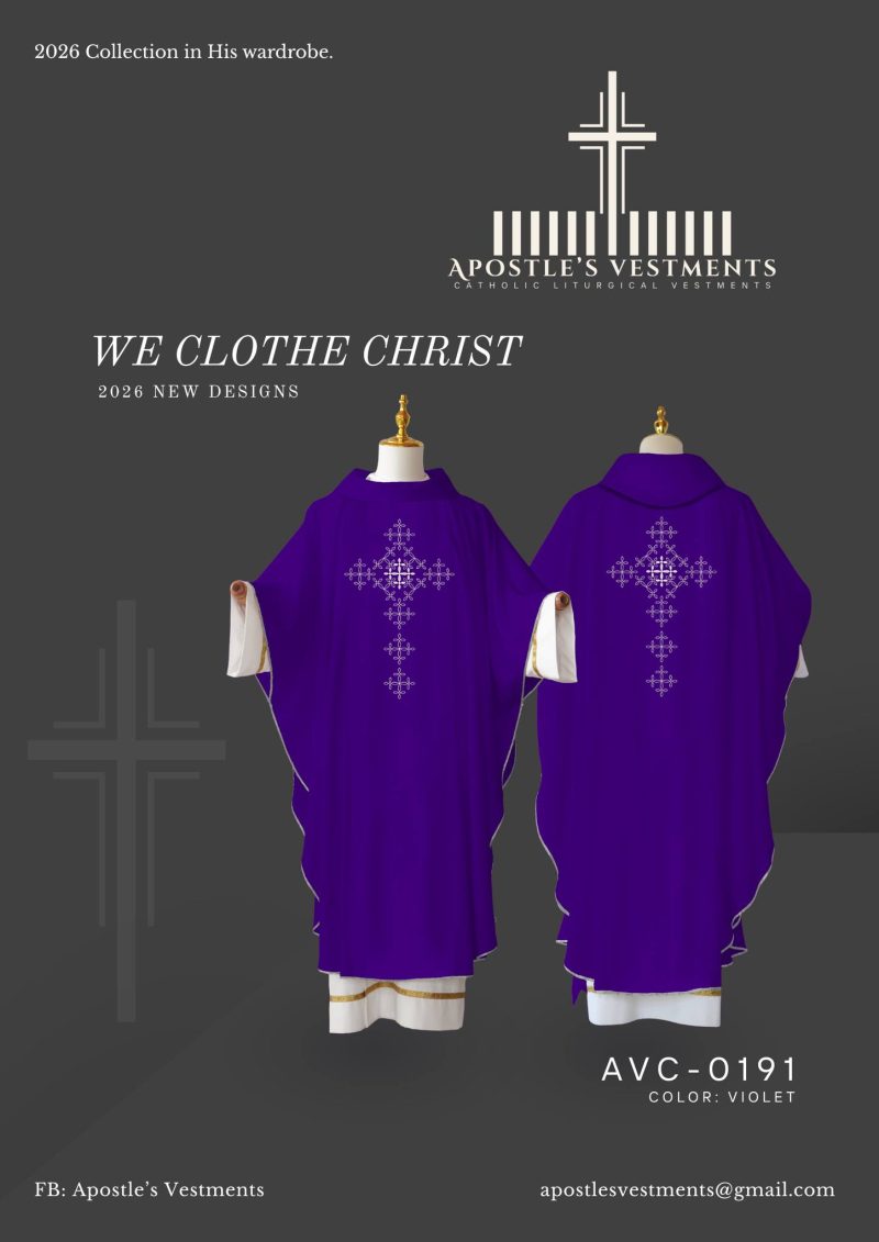 EMBROIDERED CHASUBLE (AVC-0191)