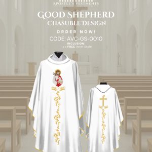 GOOD SHEPHERD CHASUBLE DESIGN (AVC-GS-0010)