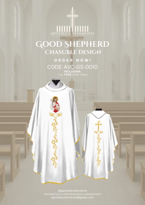 GOOD SHEPHERD CHASUBLE DESIGN (AVC-GS-0010)
