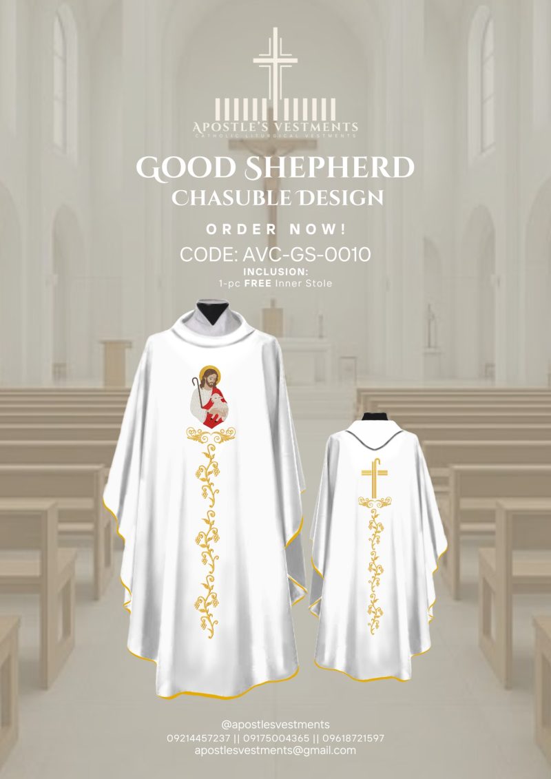 GOOD SHEPHERD CHASUBLE DESIGN (AVC-GS-0010)