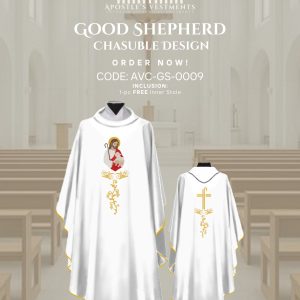 GOOD SHEPHERD CHASUBLE DESIGN (AVC-GS-0009)