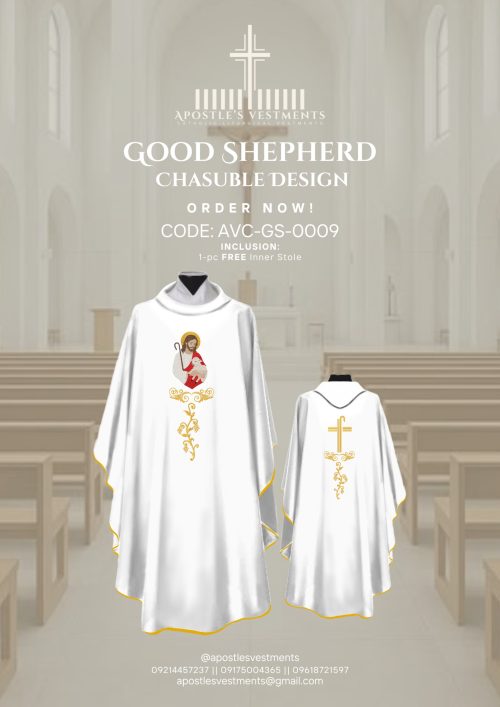 GOOD SHEPHERD CHASUBLE DESIGN (AVC-GS-0009)