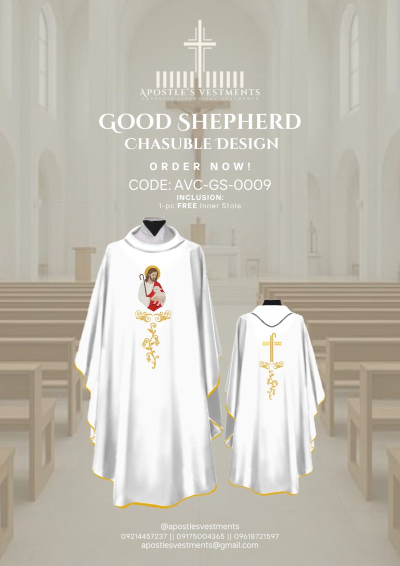 GOOD SHEPHERD CHASUBLE DESIGN (AVC-GS-0009)