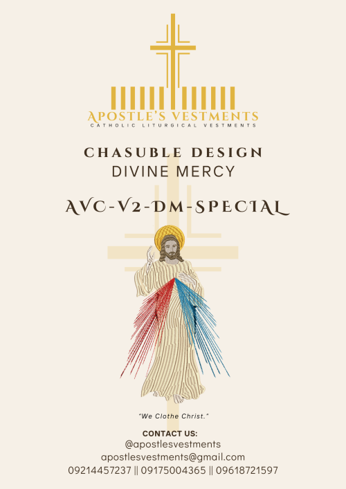 APOSTLE'S VESTMENT CHASUBLE DESIGN (AVT-CH-V2-26-7.0)