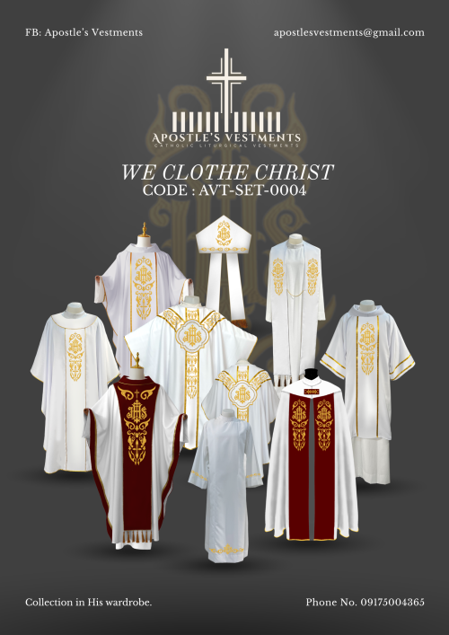 APOSTLE VESTMENT'S TAILORING GOTHIC CHASUBLE DESIGNS (AVT-CH-V2-S2-0001)