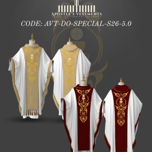 APOSTLE'S VESTMENTS DETACHABLE ORPHREY DESIGN (AVT-DO-SPECIAL-S26-5.0)