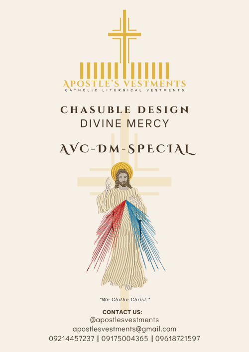 12 APOSTLES' SYMBOLS CHASUBLE DESIGN ( AVC-AV-SPECIAL-0001)