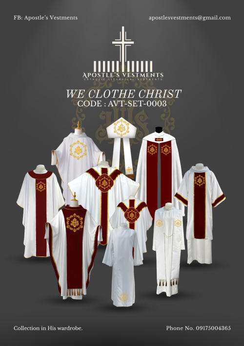 APOSTLE VESTMENT'S TAILORING GOTHIC CHASUBLE DESIGNS (AVT-CH-V2-S2-0001)
