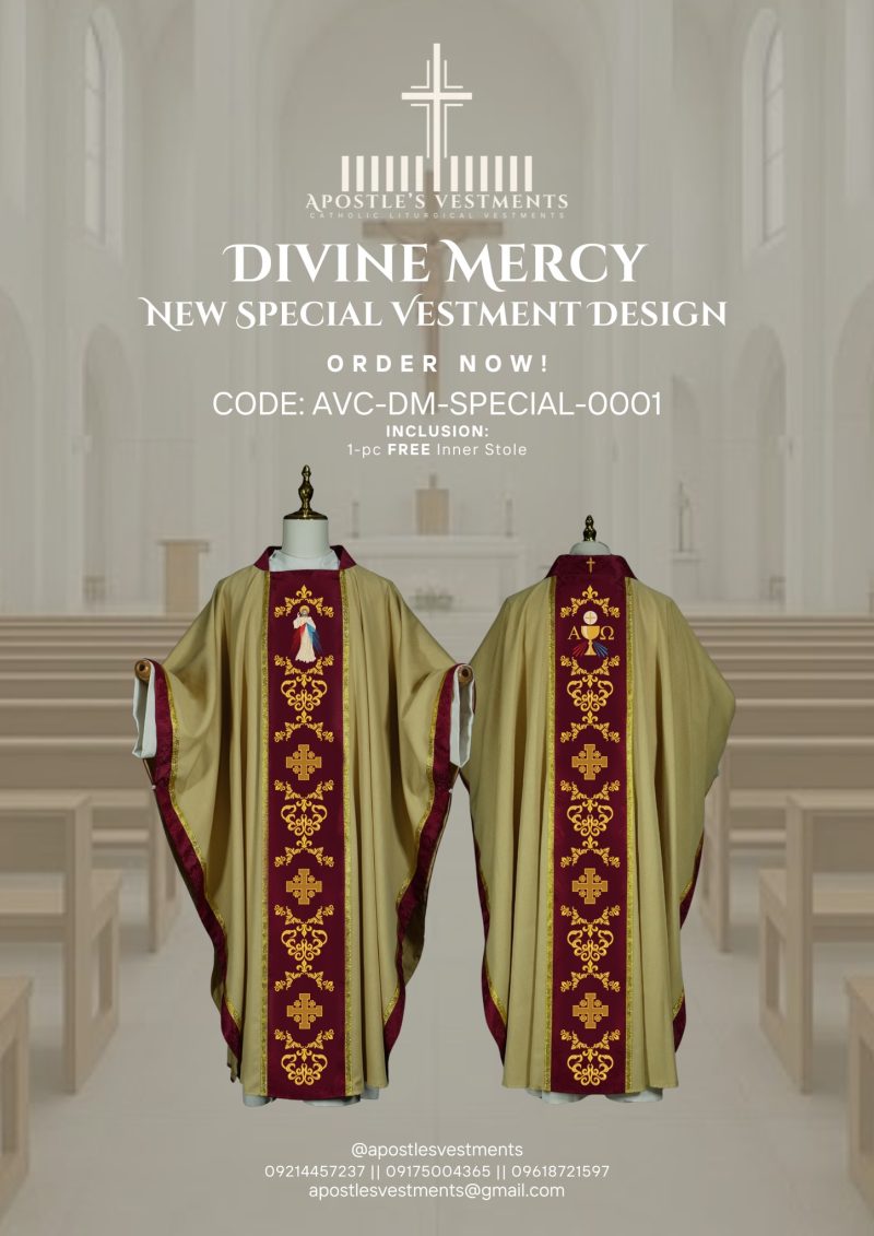 DIVINE MERCY CHASUBLE DESIGNS (AVC-DM-SPECIAL-0001)