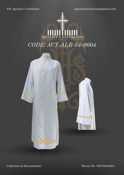 APOSTLE'S VESTMENTS ALB DESIGN (AVT-ALB-S4-0004)