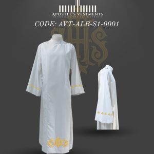 APOSTLE VESTMENTS TAILORING ALB DESIGNS (AVT-ALB-S1-0001)