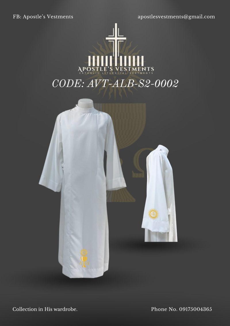 APOSTLE'S VESTMENTS ALB DESIGN (AVT-ALB-S2-0002)
