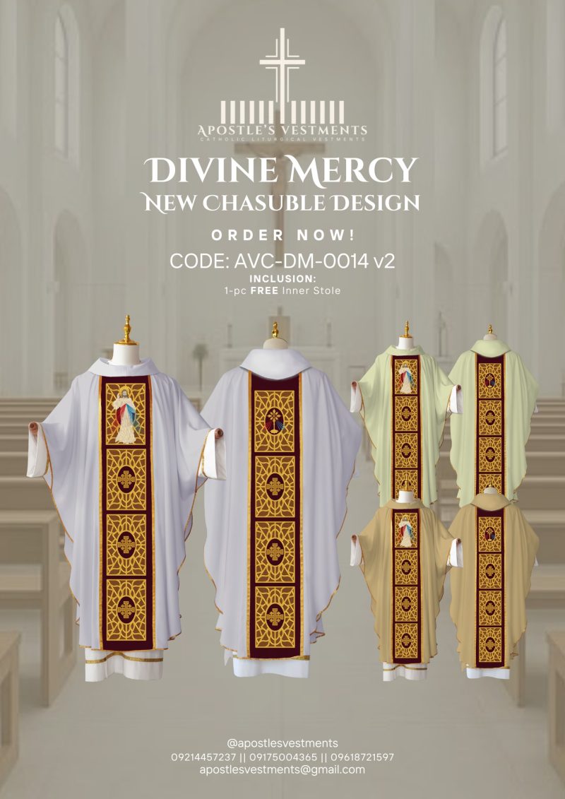 DIVINE MERCY CHASUBLE DESIGNS (AVC-DM-0014)