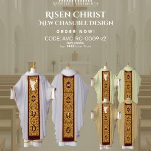RISEN CHRIST CHASUBLE DESIGN (AVC-RC-0009)