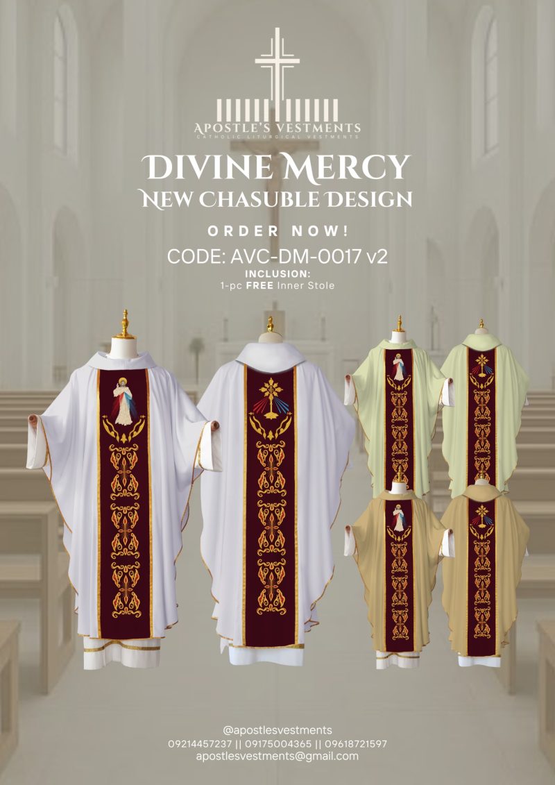 DIVINE MERCY CHASUBLE DESIGNS (AVC-DM-0017)
