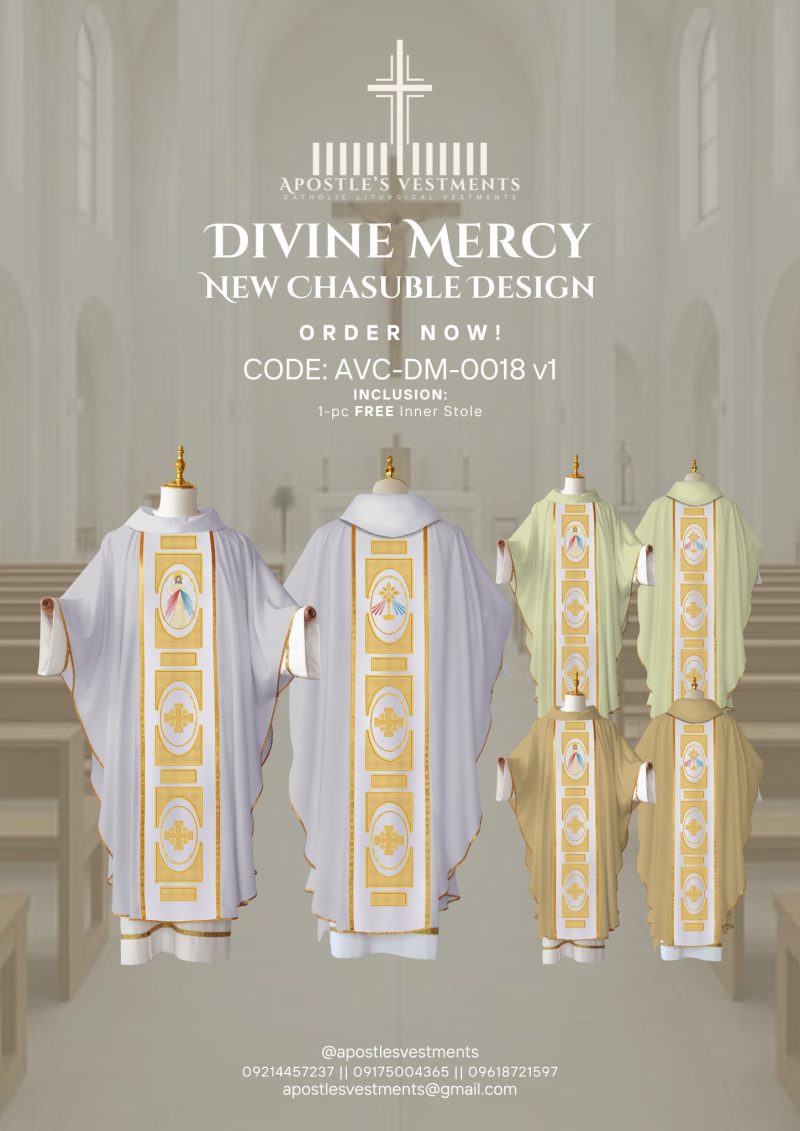 DIVINE MERCY CHASUBLE DESIGNS (AVC-DM-0018)