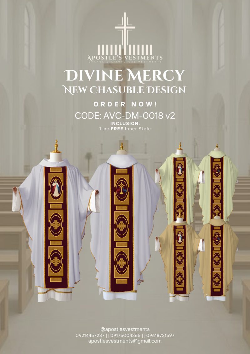 DIVINE MERCY CHASUBLE DESIGNS (AVC-DM-0018)