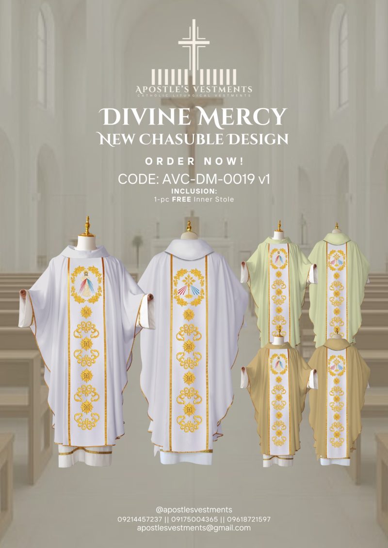 DIVINE MERCY CHASUBLE DESIGNS (AVC-DM-0019)
