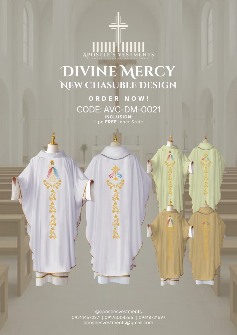 DIVINE MERCY CHASUBLE DESIGNS (AVC-DM-0021)