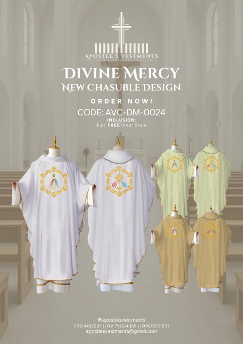 DIVINE MERCY CHASUBLE DESIGNS (AVC-DM-0024)