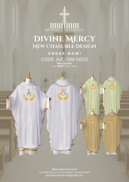 DIVINE MERCY CHASUBLE DESIGNS (AVC-DM-0025)