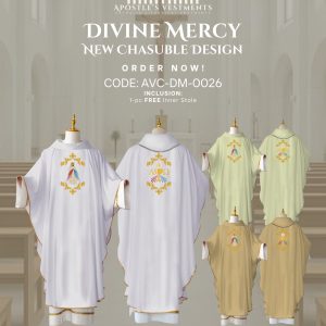 DIVINE MERCY CHASUBLE DESIGNS (AVC-DM-0026)