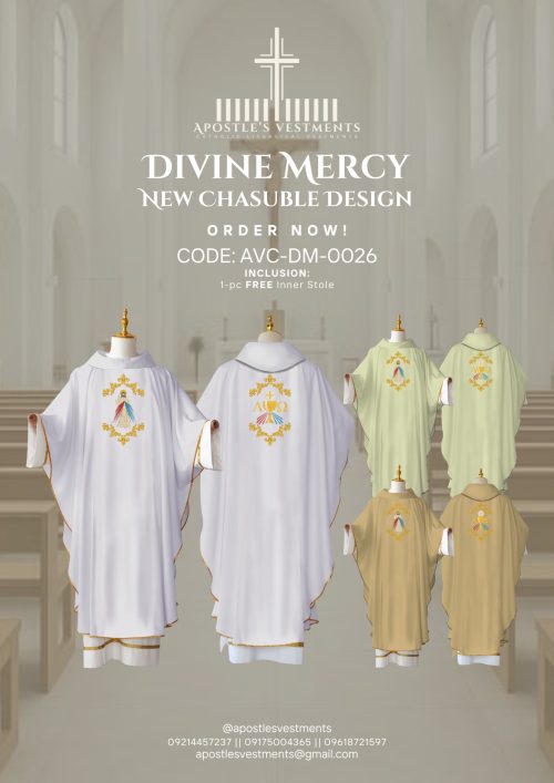DIVINE MERCY CHASUBLE DESIGNS (AVC-DM-0026)