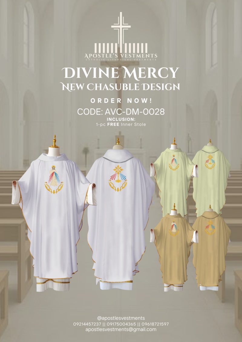 DIVINE MERCY CHASUBLE DESIGNS (AVC-DM-0028)