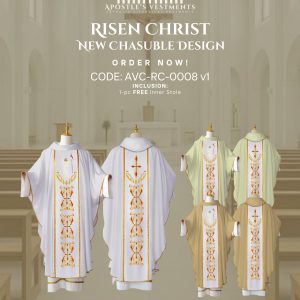 RISEN CHRIST CHASUBLE DESIGN (AVC-RC-0008)