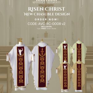 RISEN CHRIST CHASUBLE DESIGN (AVC-RC-0008)