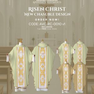 RISEN CHRIST CHASUBLE DESIGN (AVC-RC-0010)