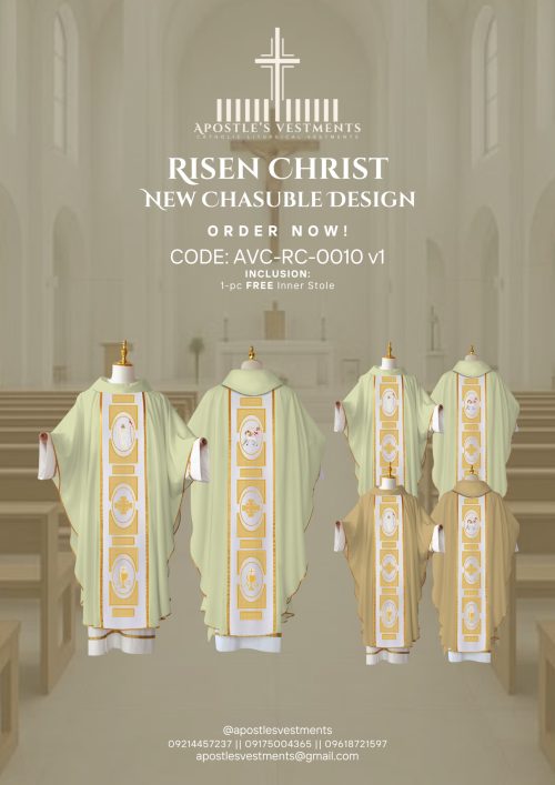 RISEN CHRIST CHASUBLE DESIGN (AVC-RC-0010)
