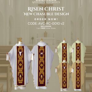 RISEN CHRIST CHASUBLE DESIGN (AVC-RC-0010)