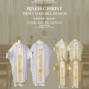RISEN CHRIST CHASUBLE DESIGN (AVC-RC-0013)